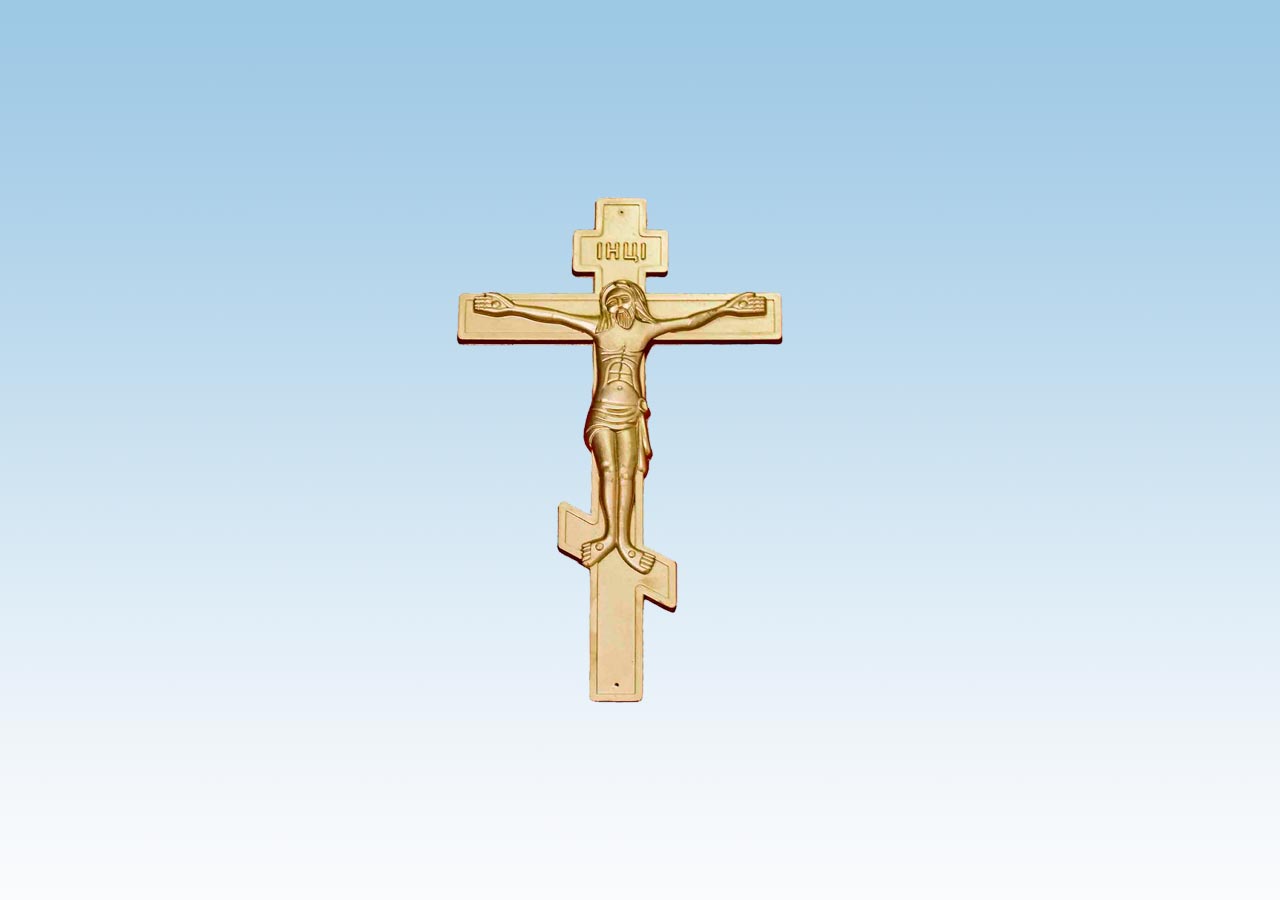 Крест на гроб КК-01 пластмасса