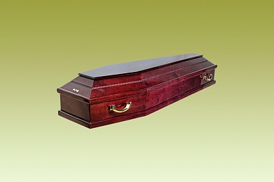 Гроб «Ольха» (М 12) колода, с постелью (1.8-2.0)