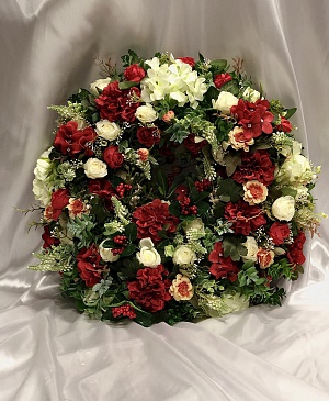 Венок «Колесо» диаметр 110 см № 1