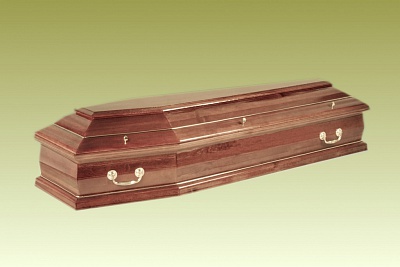 Гроб Саркофаг глянец, с постелью (2.10)